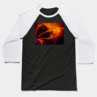 Newton Flames Baseball T-Shirt